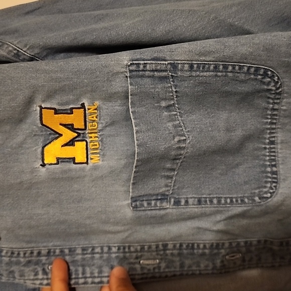 Vintage Champion long sleeve denim button down - Picture 4 of 6